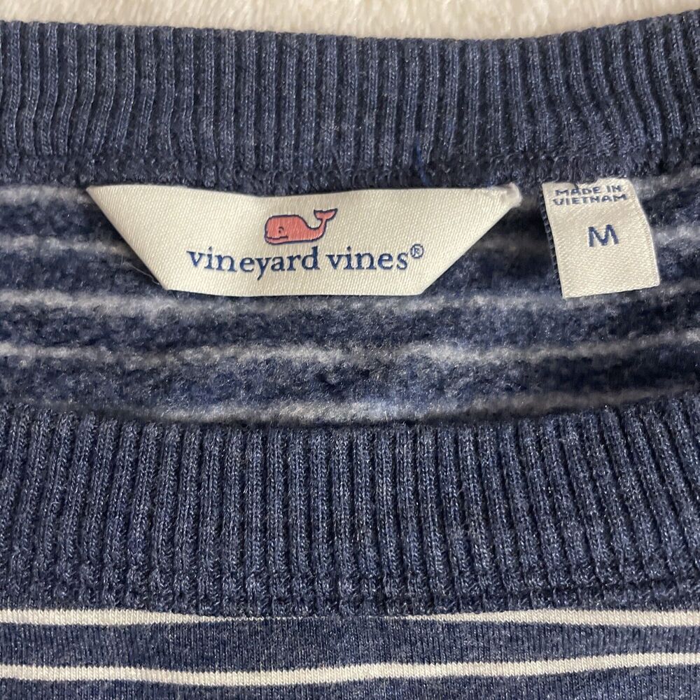 Vineyard Vines Striped Long Sleeve Pullover Blue with white stripes XL - Picture 4 of 10